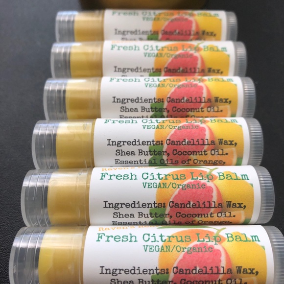 NEW 🍊 FRESH CITRUS Vegan Lip Balm - Picture 2 of 5